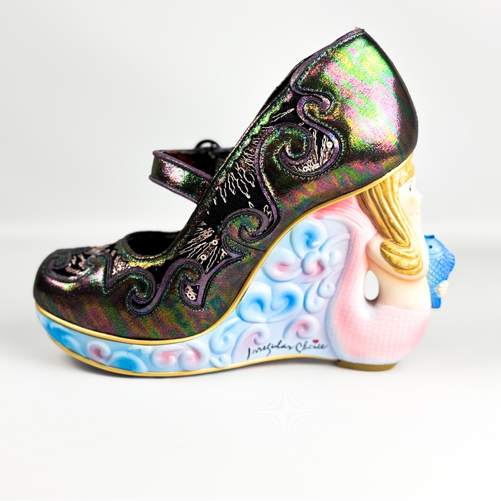 Irregular Choice Aquata Mermaid Heels | Sculpted Heel | Size 39 (US 8) - Picture 5 of 9